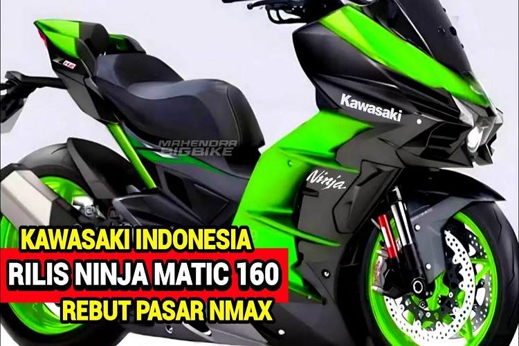 Kawasaki Ninja Matic 160 2024, Skutik Maxi yang Lebih Keren dari Yamaha Nmax 155 dan Honda PCX 160