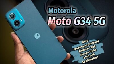 Spesifikasi Motorola Moto G34 5G, Smartphone RAM 8GB Harga Rp 2 Jutaan