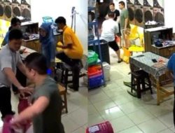 Viral! Pria Mengamuk di Binatu Jakbar, Diduga Bedcover Mahal Rusak Dicuci