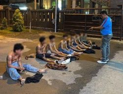 Aksi Viral Pemuda yang Diduga Mengancam Anggota Polisi di Lamongan Saat Cari Santap Sahur, Kini Diamankan