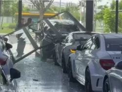 Kisah Viral Xpander Tabrak Porsche yang Sedang Terparkir Di Showroom, Ini Dugaan Penyebabnya