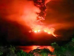 Gunung Ruang di Sulawesi Utara Erupsi, Berpotensi Tsunami