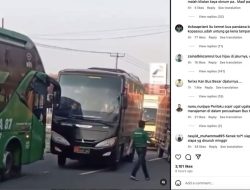 Viral Bus Pandawa 87 Lawan Arah Hingga Diadang Rombongan Kopassus, Diduga Sopir Mabuk Berat!