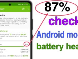 Cara Cek Kesehatan Baterai Perangkat Smartphone, Mudah dan Bisa Langsung Dicoba!