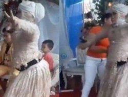 Viral Pengantin Perempuan Menari Aneh Diatas Pelaminan, Diduga Sedang Kesurupan