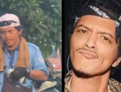 Viral Seorang Tukang Parkir Mirip Bruno Mars, Komentar Warganet Bikin Ngakak