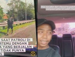 Viral Kuli Bangunan Berjalan di Pinggir Tol Semalaman Hingga Dibantu Polisi, Kisahnya Bikin Haru