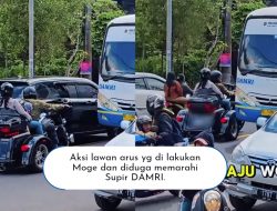 Viral Moge Lawan Arah, Bukannya Minta Maaf Malah Marahi Sopir Bus