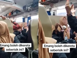 Viral Aksi Emak-Emak yang Nyanyi Di Dalam Gerbong Kereta, Ini Respon KAI